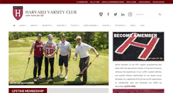Desktop Screenshot of harvardvarsityclub.org